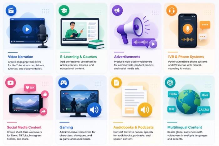 Creative voiceover solutions for media
