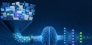 Reasons Why Training Data Matters More Than the AI Model Itself Data-flow-and-AI-processing-visualization