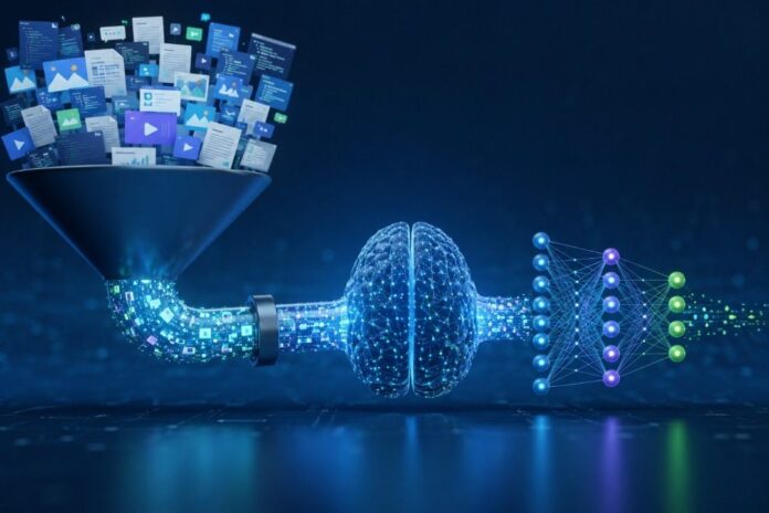 Data-flow-and-AI-processing-visualization