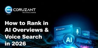 How to Rank in AI Overviews & Voice Search in 2026 Futuristic-AI-and-tech-overview