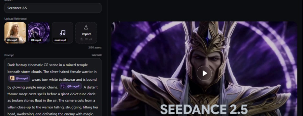 creating ai video with seedance