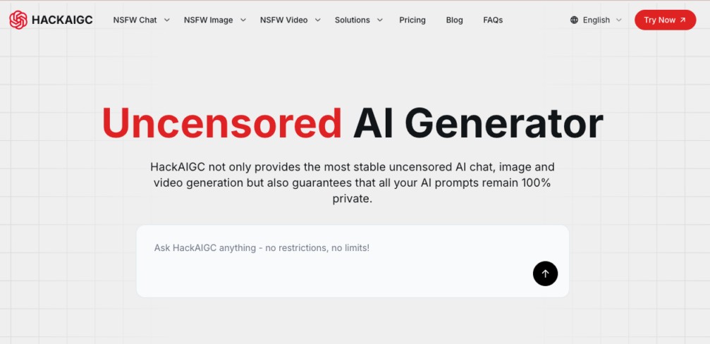 picture of hackaigc, an ai that doesnt need jailbreak prompts