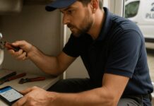 Homeowners Trust Plumbers in Raleigh, NC: Software Is Transforming Faster Plumbing Repairs a plumber working