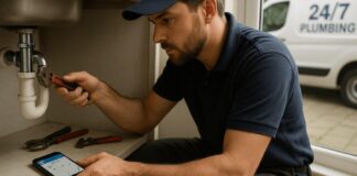 Homeowners Trust Plumbers in Raleigh, NC: Software Is Transforming Faster Plumbing Repairs a plumber working