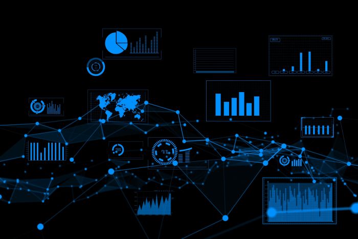 image of different graphs in data science