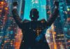 The New Era of Operational Excellence business man celebrating operational excellence