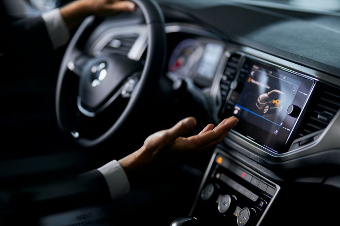 person using dashcams and car cameras