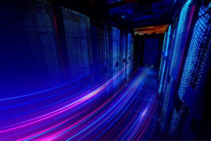 image of it infrastructure server room