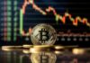 Top Crypto Market Making Services in 2026 image of bitcoin with graph of crypto market in the background