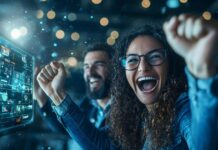 Employee Advocacy Has a Measurement Problem, and It Is Finally Getting Solved excited team showing Employee Advocacy
