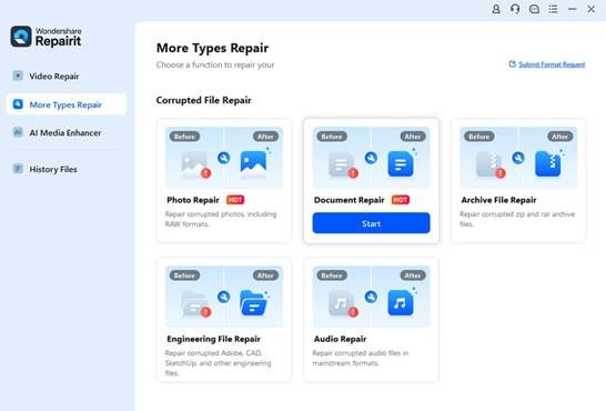 step 1 of ai file repair