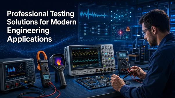 image of professional working in modern engineering