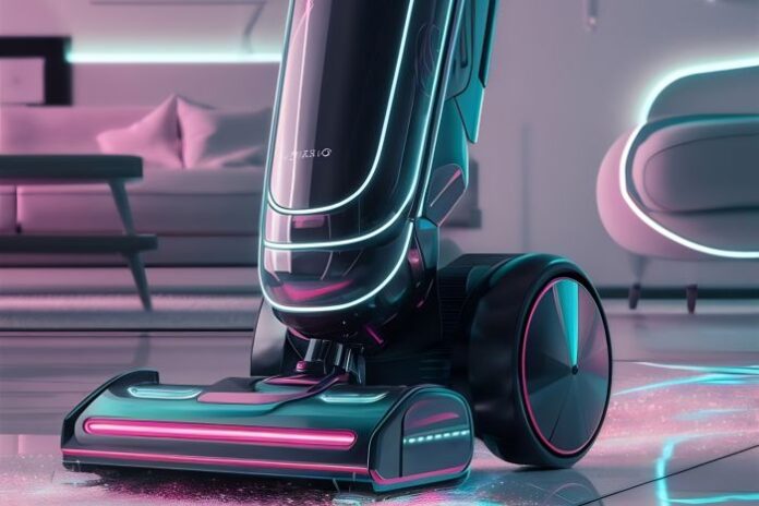 neon-robot-vacuum-cleaner vacuum displaying cleaning our homes