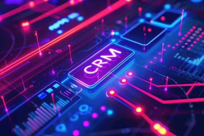 neonlit-digital-interface-with-crm-button-futuristic-graphics logo of crm for small businesses