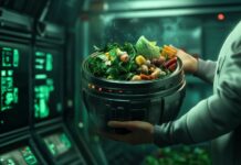 4 Costly Business Inefficiencies Technology Solves person demonstrating how technology solves food waste