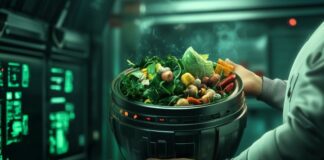 4 Costly Business Inefficiencies Technology Solves person demonstrating how technology solves food waste