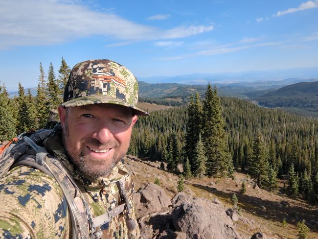 Joel Perez in the Colorado mountains