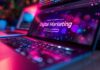 The Key Components of a Successful Digital Marketing Strategy image of laptop showing key components of digital marketing