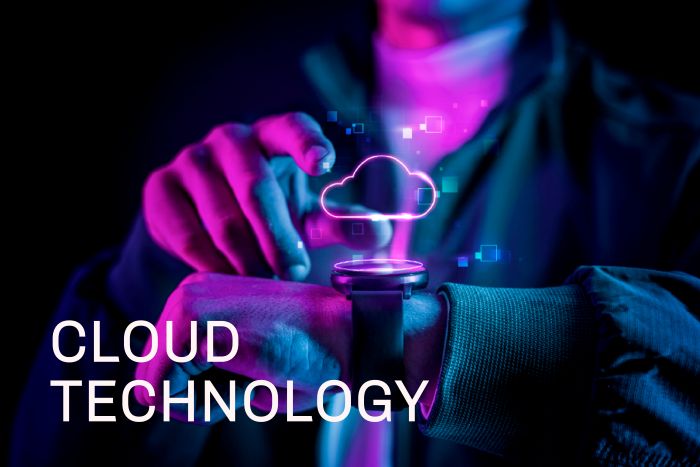 image of cloud technology in cloud migration