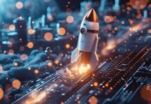Bootstrapped Startups: Lessons From Spanx, GitHub, Poki image of rocket taking off to demonstrate bootstrapped startups