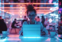 How Tech Teams Track Remote Employee Productivity remote employee working at a cafe