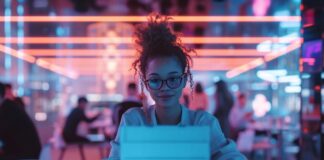 How Tech Teams Track Remote Employee Productivity remote employee working at a cafe
