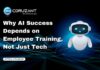 Why AI Success Depends on Employee Training, Not Just Tech headline on ai success in business