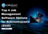 Top 4 Job Management Software Options for Subcontractors (2026) headline for software management options