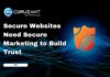 Secure Websites Need Secure Marketing to Build Trust headline for secure websites and marketing