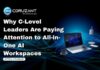 Why C-Level Leaders Are Paying Attention to All-in-One AI Workspaces headline for ai workspaces