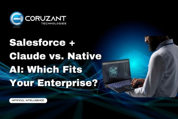 headline for salesforce and claude vs native ai