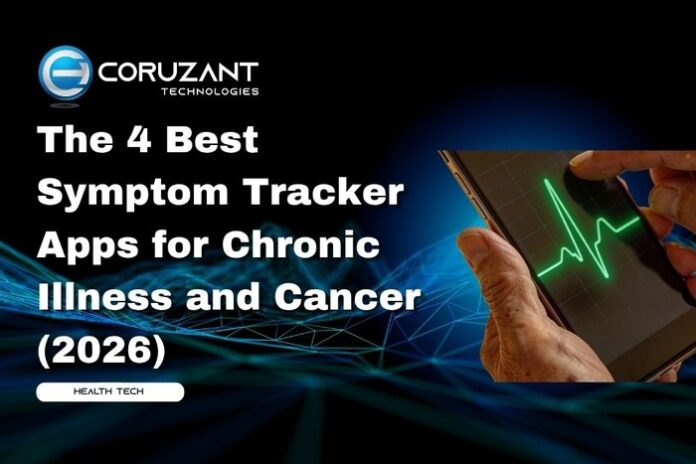headline for the 4 best symptom tracker apps for chronic illness and cancer