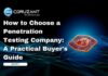 How to Choose a Penetration Testing Company: A Practical Buyer’s Guide headline for penetration testing