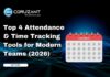 Top 4 Attendance & Time Tracking Tools for Modern Teams (2026) headline for time tracking and attendance