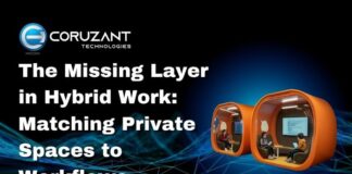 The Missing Layer in Hybrid Work: Matching Private Spaces to Workflows headline for missing layer in hybrid work for private spaces