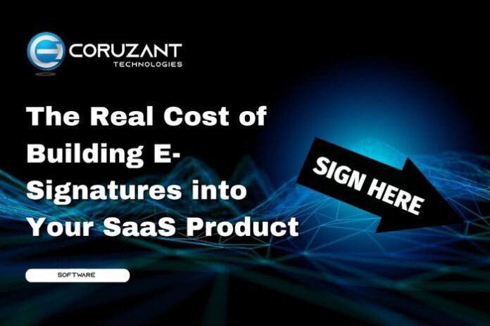 Chatbot Testing - Coruzant Technologies (4) headline for real cost of building e-signatures into your saas product