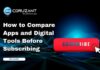 How to Compare Apps and Digital Tools Before Subscribing headline for comparing apps and digital tools before subscribing