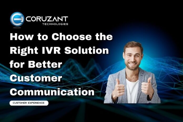 Chatbot Testing - Coruzant Technologies (52) headline for choosing the right ivr solution