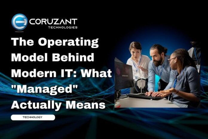 headline for operating model behind modern managed it