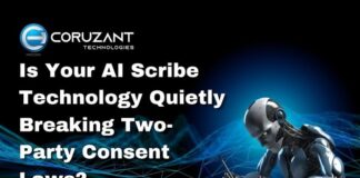 Is Your AI Scribe Technology Quietly Breaking Two-Party Consent Laws? headline for ai scribe technology