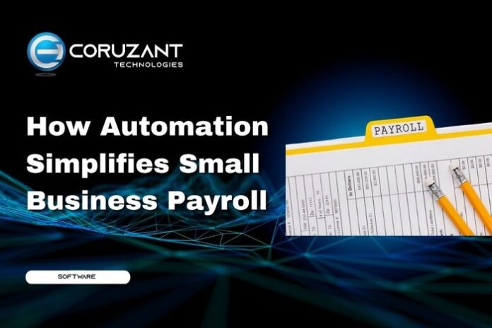 Chatbot Testing - Coruzant Technologies (62) headline for automation simplifies small business payroll