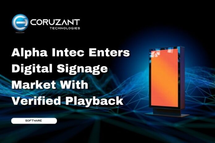 Chatbot Testing - Coruzant Technologies (73) headline for alpha intec enters digital signage market