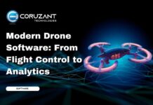 Modern Drone Software: From Flight Control to Analytics headline for drone software using analytics