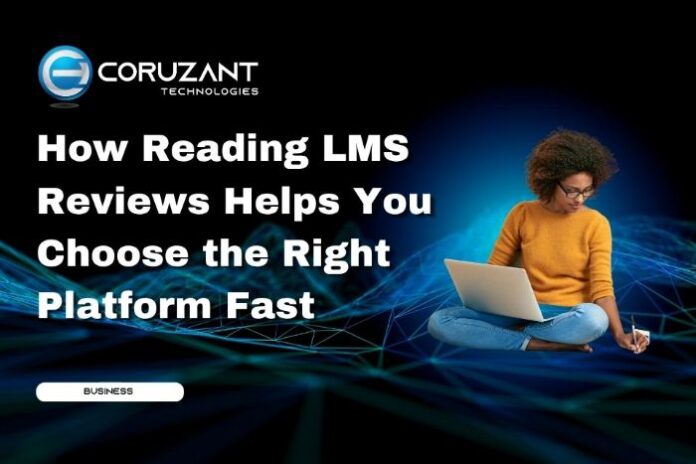 Chatbot Testing - Coruzant Technologies (87) headline for choosing a lms platform with lms reviews