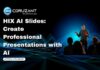 HIX AI Slides: Create Professional Presentations with AI headline for hix ai slides create professional presentations with ai