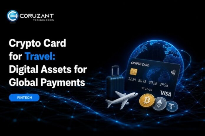 Crypto Travel Card FinTech Banne