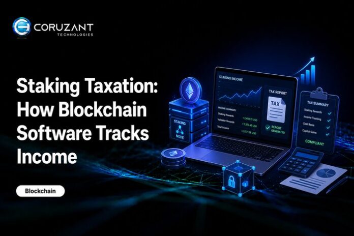 Staking Taxation blockchain dashboard