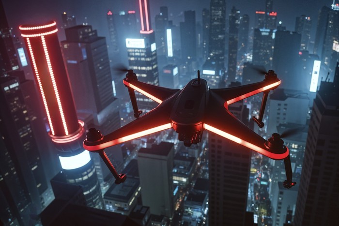 drone flying using analytics