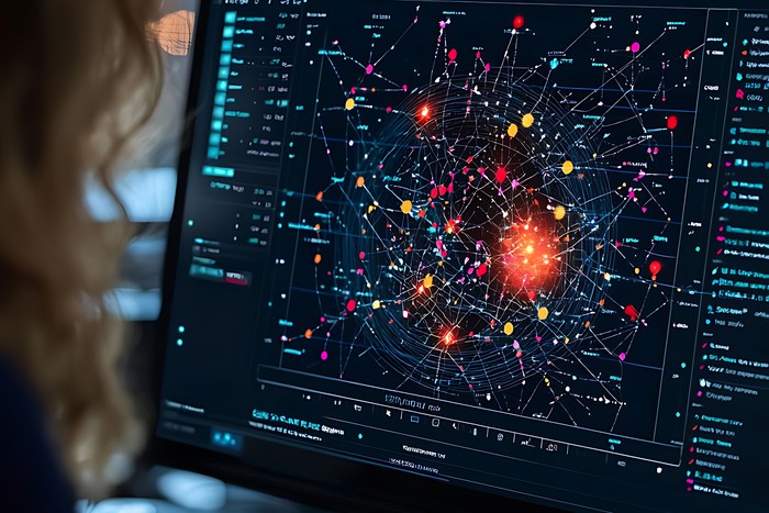 image of person using spatial computing