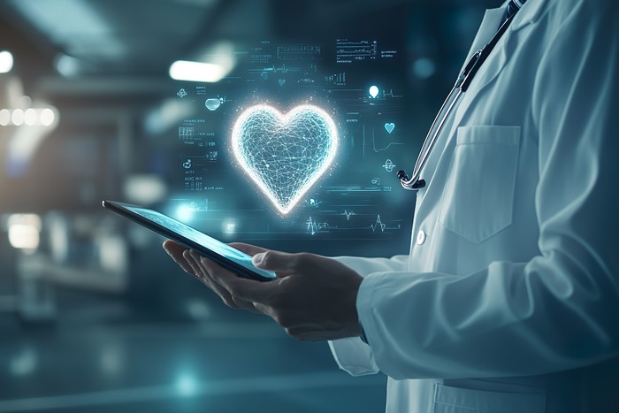 doctor working with health insurance